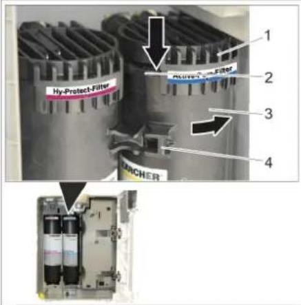 Kärcher WPD 200 Basic - Inserire il filtro - 1