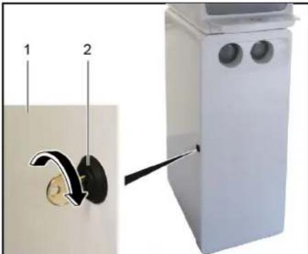 Kärcher WPD 200 Basic - Deur van de voet openen - 1