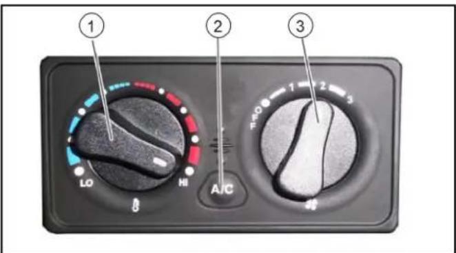 Kärcher MC 130 Adv - Ajustar o aquecimento, a ventilação e o ar condicionado - 1