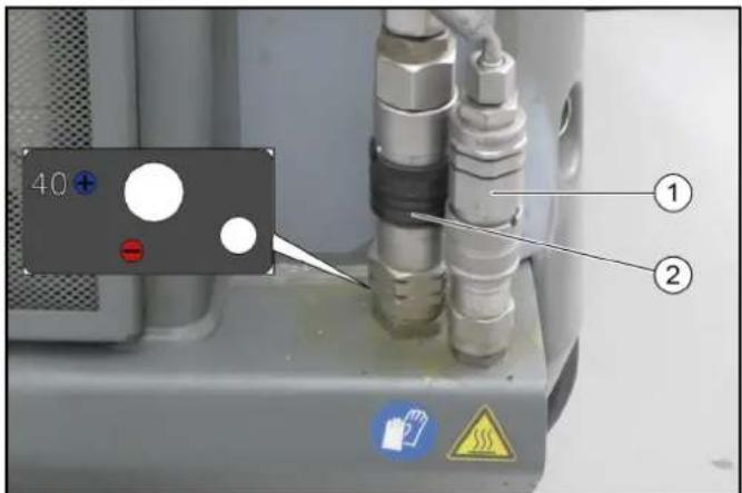 Kärcher MC 130 Adv - Right-hand side connections - 1