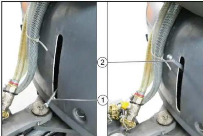 Kärcher MC 130 Adv - Commutazione vano raccolta / telaio d'assemblaggio - 1