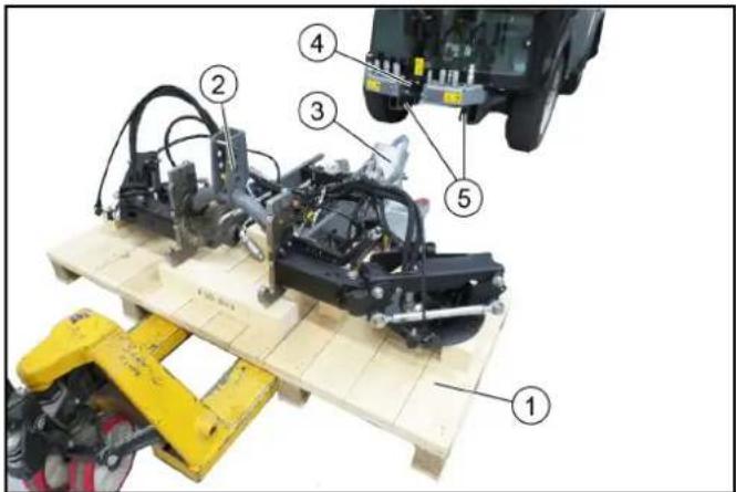 Kärcher MC 130 Adv - Installing the sweeping system - 1