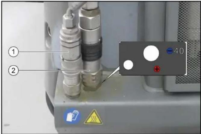 Kärcher MC 130 Adv - Left-hand side connections - 1