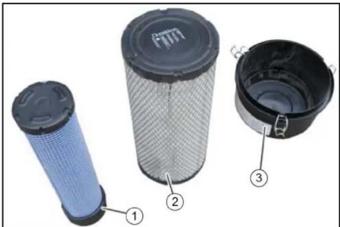 Kärcher MC 130 Adv - Cleaning/replacing air filters - 2
