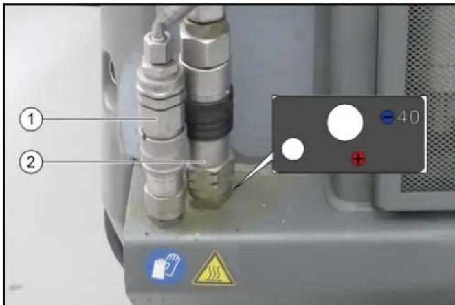 Kärcher MC 130 Adv - Aansluitingen links - 1