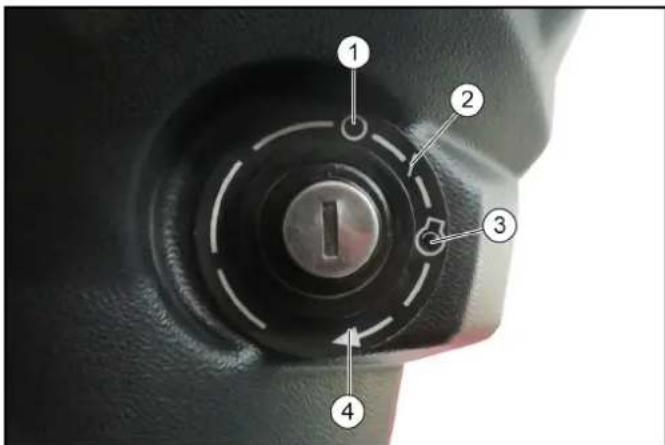 Kärcher MC 130 Adv - Ignition lock - 1