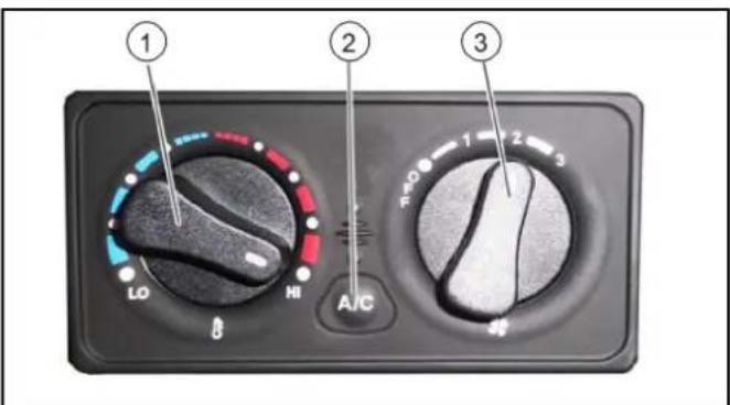 Kärcher MC 130 Adv - Verwarming, ventilatie en airconditioning instellen - 1