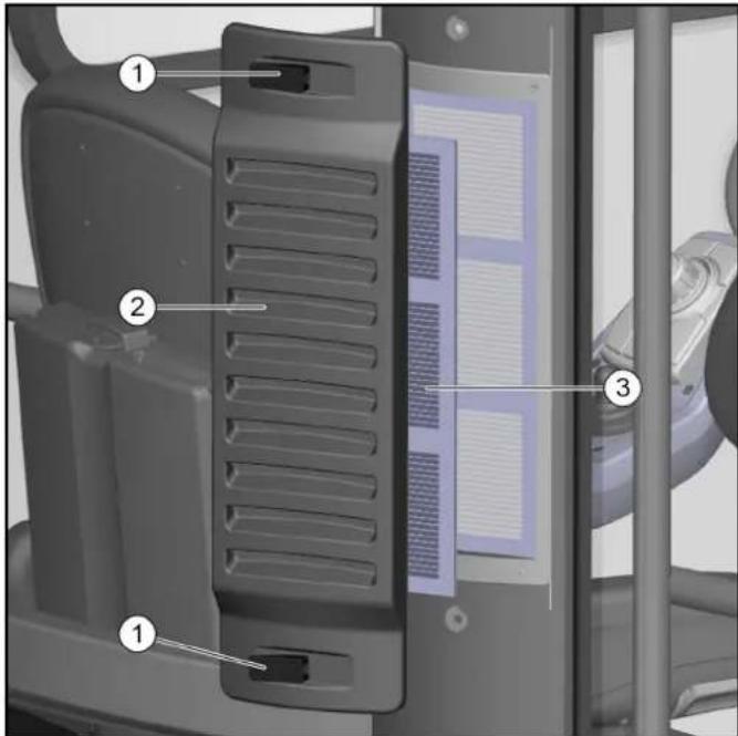 Kärcher MC 250 STAGE V - Filtre de l'espace intérieur - 1
