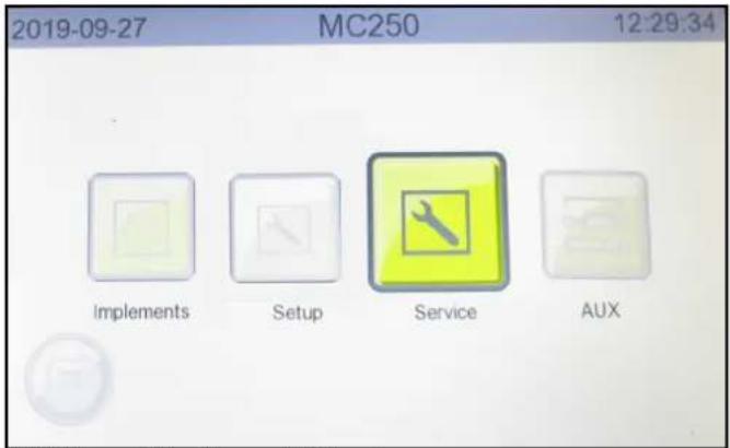 Kärcher MC 250 STAGE V - Menu Service - 1