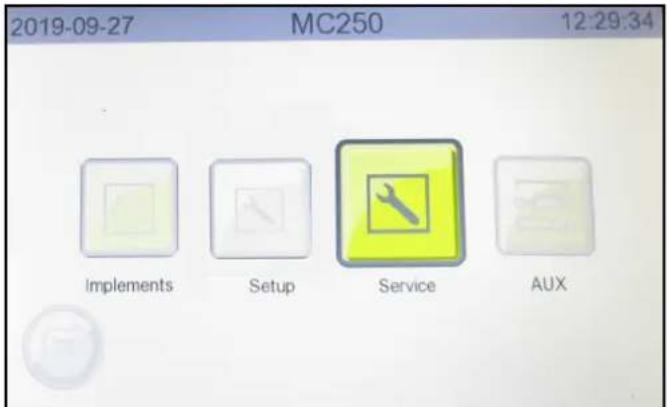 Kärcher MC 250 STAGE V - Menu Service - 1