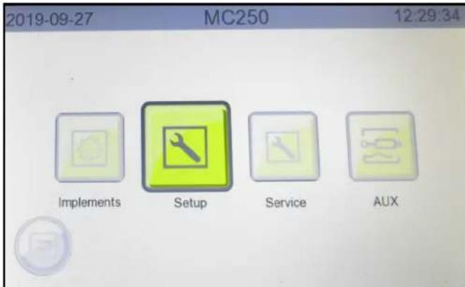 Kärcher MC 250 STAGE V - Menu Ajustes - 1