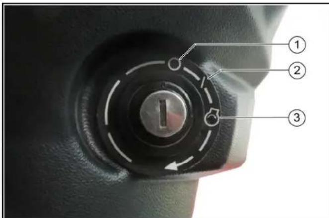 Kärcher MC 250 STAGE V - Ignition lock - 1