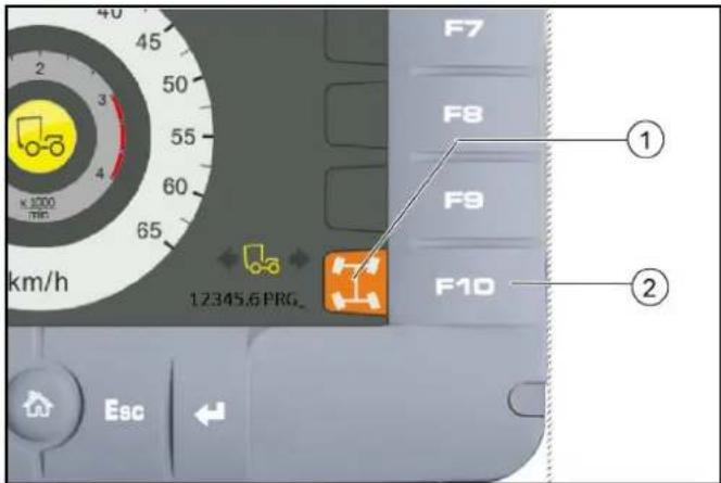 Kärcher MC 250 STAGE V - 7.11.4Besturing selectoren (2-wiel / 4-wiel) - 1