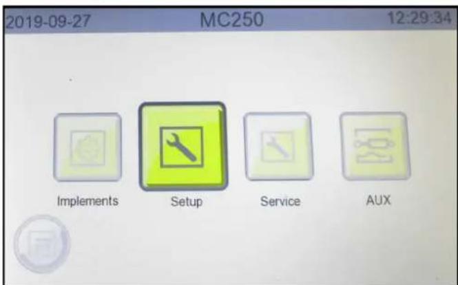 Kärcher MC 250 STAGE V - Settings menu - 1