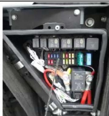 Kärcher MC 250 STAGE V - 10.9.2Zekeringen van het voertuig - 2