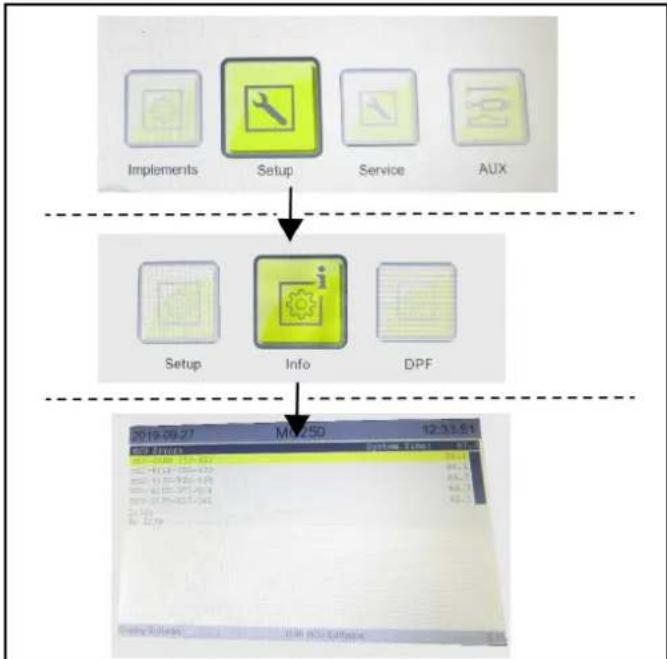 Kärcher MC 250 STAGE V - Display system information - 1