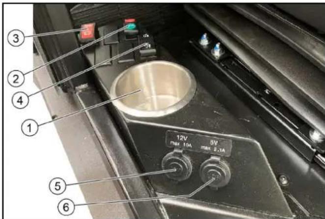 Kärcher MC 250 STAGE V - Consola en el asiento del conductor - 1