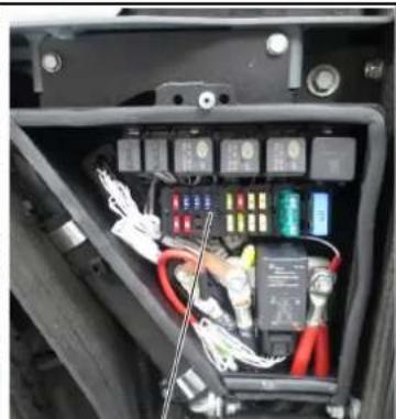 Kärcher MC 250 STAGE V - 10.9.2Fusibles en el vehiculo - 2