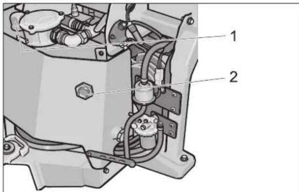 Kärcher MC 50 Advanced Comfort - Hydraulikölstand prüfen und Hydrauliköl nachfüllen - 1