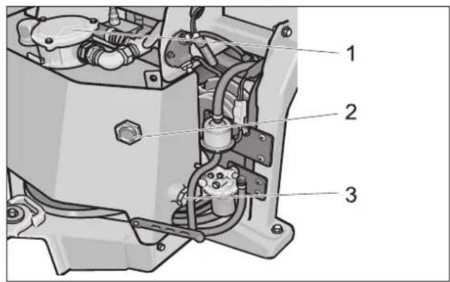 Kärcher MC 50 Advanced Comfort - Remplacer l'huile hydraulique et le filtre à huile. - 1