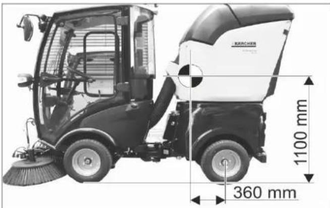 Kärcher MC 50 Advanced Comfort - Baricentro MC 50 (con sistema di aspirazione) - 1