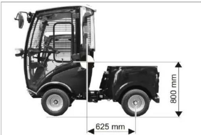 Kärcher MC 50 Advanced Comfort - Zwaartepunt MC 50 (zonder aanbouwapparaten) - 1
