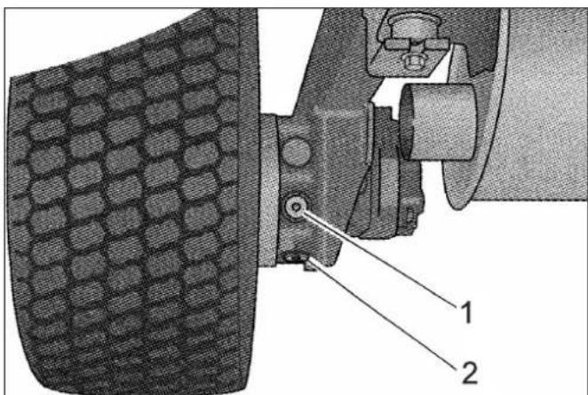Kärcher MC 50 Advanced Comfort - Change the oil in the wheel motors - 1