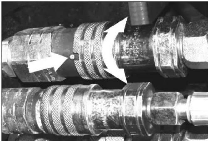 Kärcher MC 50 Advanced Comfort - Hydraulikkupplungen trennen VORSICHT - 1