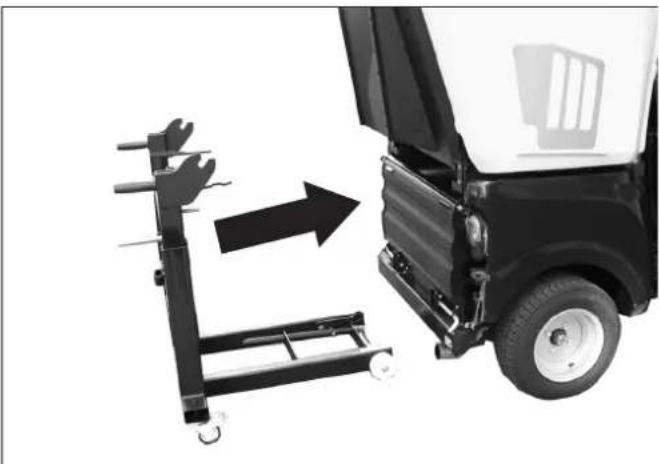 Kärcher MC 50 Advanced Comfort - Opnamewagen op vuilreservoir aanbrengen - 1