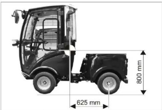 Kärcher MC 50 Advanced Comfort - Centro de gravidade MC 50 (sem acessórios) - 1
