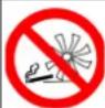 Kärcher KM 100120 R G - Risk of burns from hot surfaces - 1