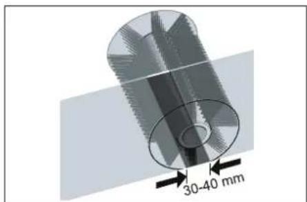 Kärcher KM 7540 W Bp - Controllo e regolazione della simmetria del rullo spazzola - 1