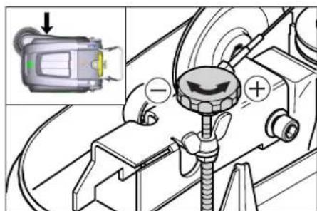 Kärcher KM 7540 W Bp - Yan fırça inmesinin ayarlanması - 1