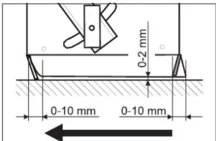 Kärcher KM 7540 W Bp - Tömítőlécek beállítása és cserélése - 1