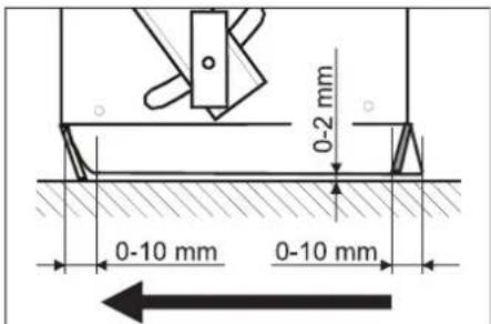 Kärcher KM 7540 W Bp - ■ Baguette d'étanchéité avant - 1