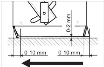 Kärcher KM 7540 W Bp - Nastavení / výměna těsnicích lišť - 1