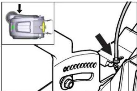 Kärcher KM 7540 W Bp Pack - Adjust the raising of the bulk waste flap - 1