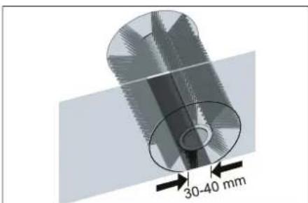 Kärcher KM 7540 W Bp Pack - Check and adjust roller brush sweeping track - 1