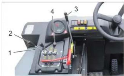 Kärcher KM 120250 R Bp Classic - Control lever - 1
