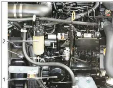 Kärcher KM 120250 R D Classic - Changer huile de moteur et le filtre d'huile de moteur - 2