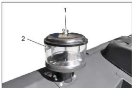 Kärcher KM 120250 R D Classic - Rengör centrifugalkraftsavskiljaren - 1