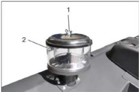 Kärcher KM 120250 R D Classic - Limpar o separador por fora concentifica - 1