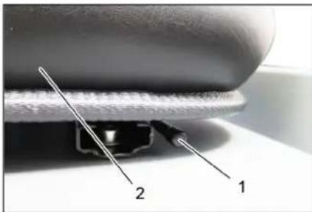 Kärcher KM 120250 R D Classic - Ajuste del asiento del conductor - 1