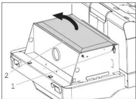 Kärcher KM 130300 R Bp - Remplacer le filtre à poussières avertissement - 2