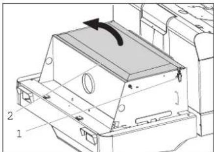 Kärcher KM 130300 R Bp - Sostituzione del filtro della polvere AVVERTIMENTO - 2