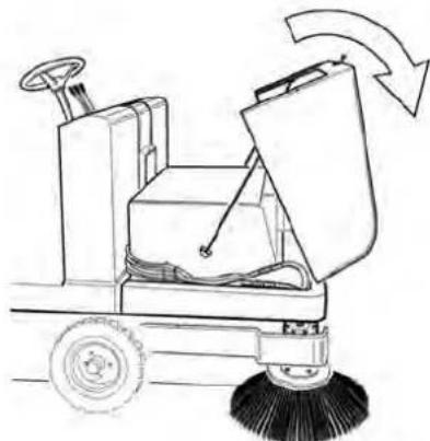 Kärcher KM 150500 R Bp Pack - Wymiana filtra pylu OSTRZEZENIE - 1