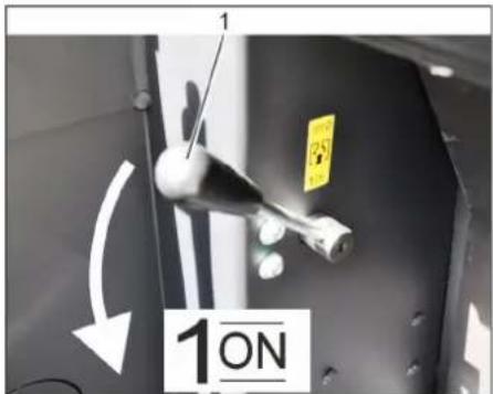 Kärcher KM 150500 R D Classic - Leva di lavoro sportello contentatore - 1
