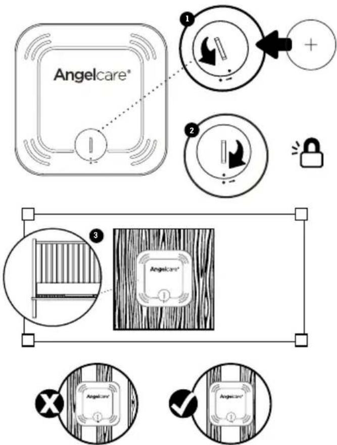 ANGELCARE AC027 - 1- SETTING UP THE SENSOR PAD - 1