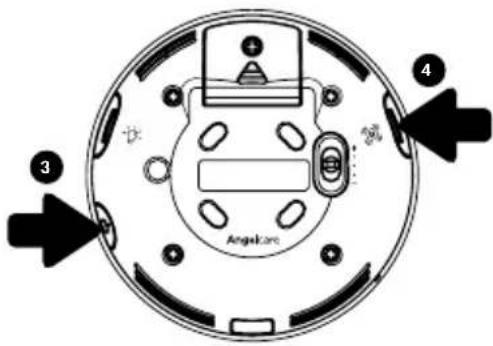 ANGELCARE AC127 - PERTE DE CONNEXION ENTRE LE DÉTECTEUR DE MOUVEMENTS ET L'UNITÉ DU NOURRISSON - 3