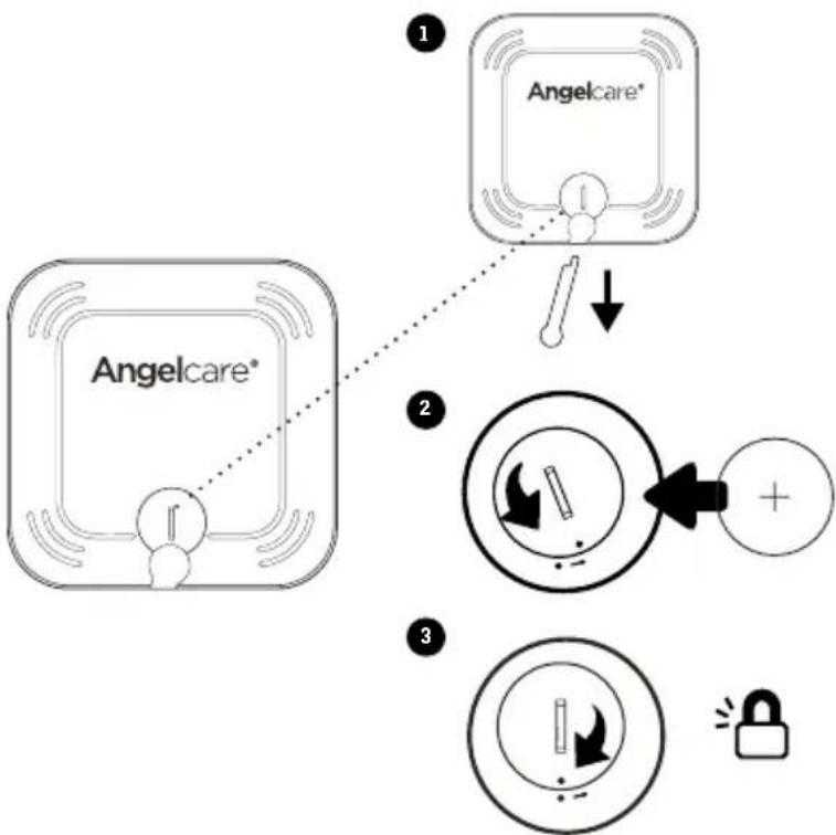 ANGELCARE AC320 - 2- Installation du detecteur de mouvements - 1